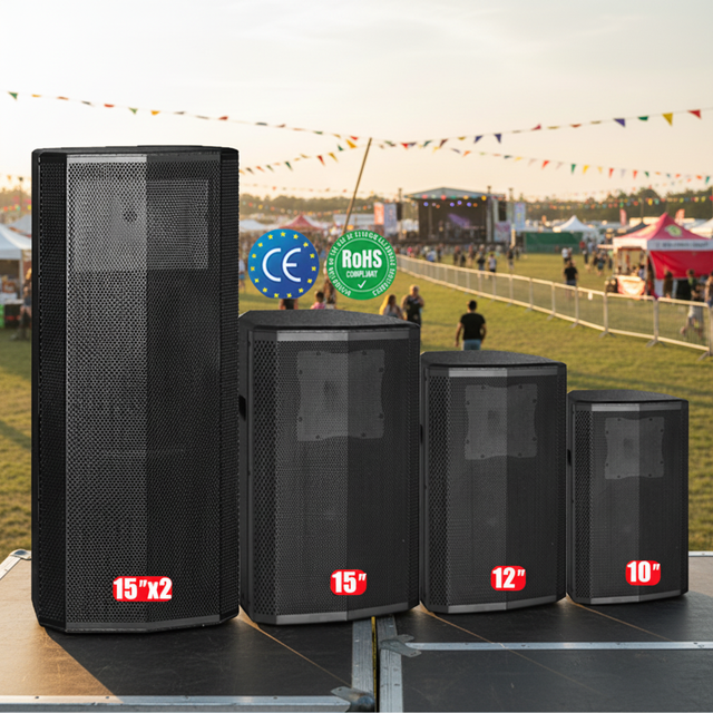 2026 Best Selling Low Price 2-Way SRX Series 10 12 15 Inch Full Range Passive Stage Outdoor Professional Speakers