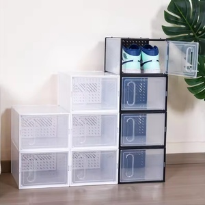 Manufacturer Custom Clear <b>Plastic</b> Stackable Foldable Modern Living Room Shoe <b>Rack</b> for Home Furniture and Outdoor Use - Product Image 3