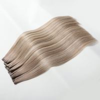 Extensions de cheveux vierges Invisible Genius Weft Balayage Ombré Double Drawn Remy 100% Cheveux Vietnamiens Direct Usine