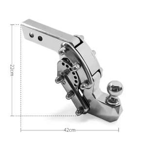 Conector de <span class=keywords><strong>Remolque</strong></span> Ajustable de Acero Inoxidable de 10 cm con Gancho para Coche, Montaje en Enganche de <span class=keywords><strong>Remolque</strong></span> con Bloqueo de <span class=keywords><strong>Bola</strong></span>, Brazo de Tracción GO TRAILER 8000lbs - Product Image 5