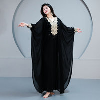 Costume de danse du ventre blanc Baladi, ensemble 2 pièces, longue robe kaftan arabe, robe intérieure, tenue de performance et d'entraînement
