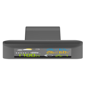 תחנת מזג אוויר דיגיטלית ביתית, צג LCD ABS, צריכת חשמל נמוכה, יישום תעשייתי, מד לחות, מדידת טמפרטורת מים, ODM, OEM - Product Image 3