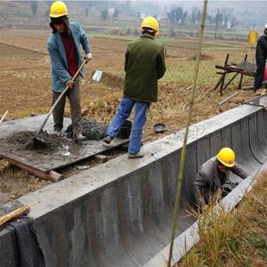 Hydraulische Graben auskleidung maschine Selbst fahrende U-förmige Rillen form maschine - Product Image 4