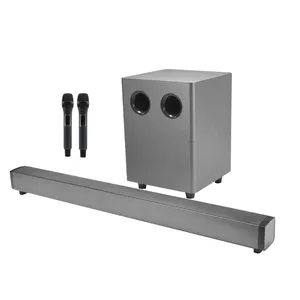 High Quality BT 5.0 Speakers Wireless 3D Surround Sound Home Theater System With RGB light Sound Bars for TV Home Use