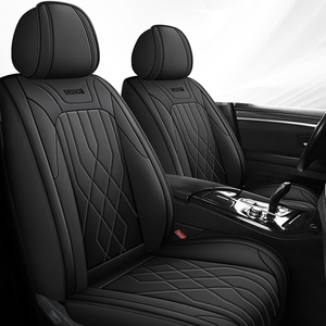Coprisedile per <span class=keywords><strong>Volkswagen</strong></span> Tiguan: coprisedile auto Set completo coprisedile impermeabile in ecopelle protezione cuscino nero - Product Image 3