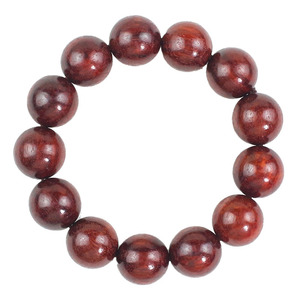 Blood Sandalwood <b>Bracelet</b> 18mm 13 Beads Round Buddhist Prayer Beads Unisex Cultural Jewelry for Men Women Couples - Product Image 5
