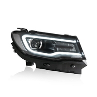 Kit de modernisation des phares pour Jeep Compass 2017-2019 avec feux de jour LED, clignotants et lentille de projecteur bi-xénon