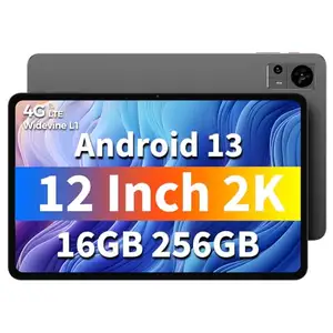 Tablette PC OEM 12 pouces Android 13/14 8 Go de RAM 256 Go de ROM 8000mAh à charge rapide et gyroscope TYPE C avec 5G WiFi 4G LTE