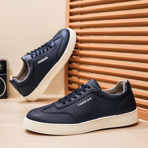 MV005 Baskets décontractées pour hommes en cuir PU de haute qualité, respirantes, à lacets, légères, chaussures de marche pour hommes, grandes tailles, vente en gros - Product Image 5