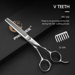Prosee Chuyên Nghiệp Phải Tay Làm Tóc Công Cụ 6 Inch Tóc Cắt Kéo Sắc Nét Vg10 Thép 32 Răng Mỏng Kéo - Product Image 3
