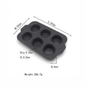 Torta circolare antiaderente a 6 fori con manico in tazza di carta per torte - Product Image 6