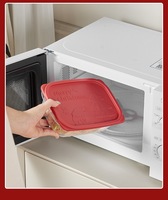 Récipients réutilisables pour la préparation des repas Récipients de stockage des aliments sans danger pour les micro-ondes avec couvercles