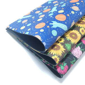 Venta al por mayor de tela laminada impresa personalizada sublimación en blanco reciclado 4mm tela de caucho de neopreno textil para bolsas - Product Image 4