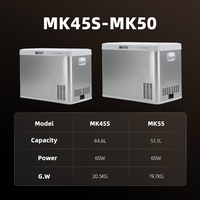 Réfrigérateur de voiture MK50 Alpicool 12V/24V DC, refroidisseur de camping, compresseur de voiture avec mode congélateur intelligent OEM/ODM