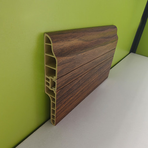 <span class=keywords><strong>Plinthe</strong></span> <span class=keywords><strong>en</strong></span> <span class=keywords><strong>bois</strong></span> blanc PVC WPC ligne de moulage mur coin étanche Garage <span class=keywords><strong>plinthe</strong></span> perforée - Product Image 2