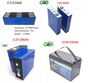 GEB Lifepo4 Akku <span class=keywords><strong>3.2</strong></span> V 280 Hochzyklus-Lithium-Ionen-Batterie Prismatisch <span class=keywords><strong>3.2</strong></span> V 50ah 100ah 200ah 280ah 320ah Lifepo4-Batteriezellen - Product Image 5