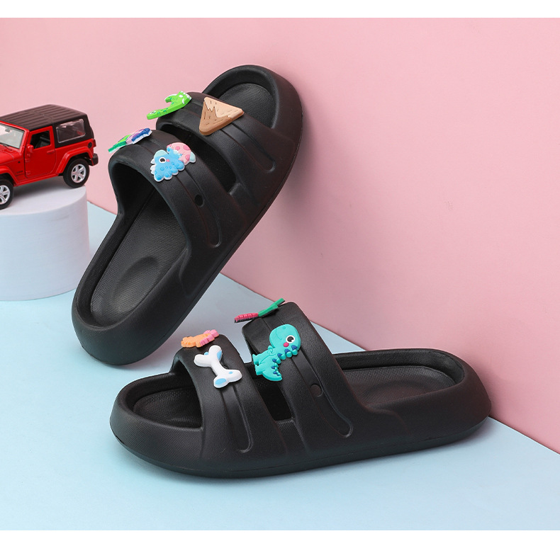 2023 Summer Children's Slippers Cartoon EVA Slides Shoes Boys Girls Flip Flops Toddler Sandals