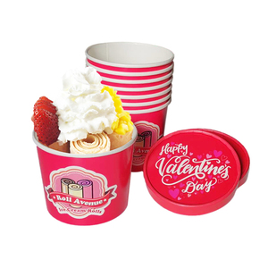 3oz 4oz 5oz 500ml logotipo personalizado impreso vasitos para helados - Product Image 5