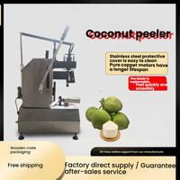 Chinese fabrikant directe levering elektrische kokosnootschiller verse kokosnootschil verwijderaar 1 jaar garantie fruit- en groenteschilmachine