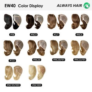 <span class=keywords><strong>EW40</strong></span> - วิกผมสั้นสีขาว 6 นิ้ว วิกผมผู้หญิงผมแท้ 100% - Product Image 6