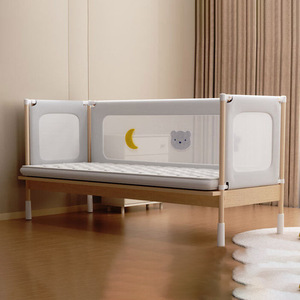 Juego de Cama Modular de Madera Maciza de 3 Piezas para Cama Compartida y Cama Individual para Uso en Dormitorio - Product Image 5