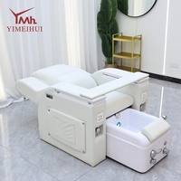 Fauteuil de salon de manucure électrique sans eau, multifonctionnel, peut s'allonger, tatouage et épilation des sourcils, spa, bain de pieds