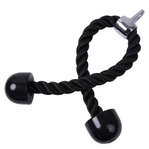 Cuerda de tracción doble YX para bíceps y tríceps <span class=keywords><strong>con</strong></span> mosquetón, máquina de nailon para bíceps, equipo de gimnasio comercial, bandas para bíceps - Product Image 4
