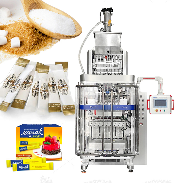 Automatic Multi lane Sugar Salt Mixed Powder Filling Packing Machine Sugar Stick Packing Machine