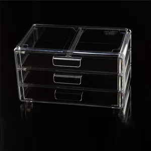 Organizer-3drawers Récipient En Plastique Maquillage Organisateur Tiroir