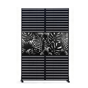 Custom Metal Privacy <strong>Screen</strong> Outdoor Indoor Privacy <strong>Screens</strong> with Stand Panels <strong>Free</strong> <strong>Standing</strong> Decorative Privacy <strong>Screen</strong> <strong>for</strong> Patio - Product Image 1