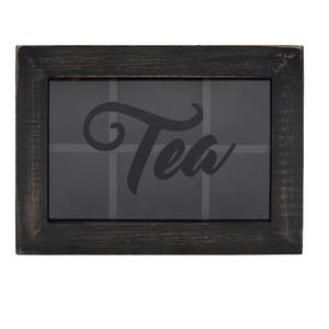 Fabriqué à la main belle boîte de coffre de rangement de thé de pin Grain de <span class=keywords><strong>bois</strong></span> <span class=keywords><strong>noir</strong></span> artisanat en <span class=keywords><strong>bois</strong></span> peint pour la décoration intérieure - Product Image 4