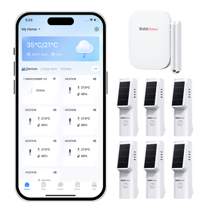 Hiện đại 6-Pack nhà thông minh được xây dựng trong pin không dây app điều khiển từ xa Bluetooth/Wifi nhựa Nhiệt ẩm kế - Product Image 1
