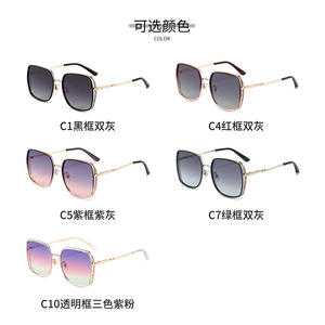 Gafas de Sol Personalizadas de Nylon TR90 para Mujer, Montura Grande a la Moda, UV400, Ligeras, Estilo Instagram - Product Image 2