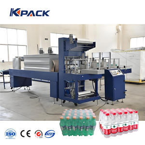 Máquina Automática de Envasado con Túnel de Calor para Botellas de Agua, Jugos y Alimentos, Envoltura Retráctil de Película de Plástico PE - Product Image 1