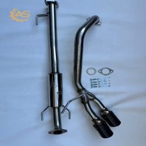 <span class=keywords><strong>Aosu</strong></span> pour Fortuner, double entrée, 1,5 mm d'épaisseur, finition lisse, acier inoxydable 304, silencieux d'échappement pour camionnette tout-terrain, tuyau de descente - Product Image 4