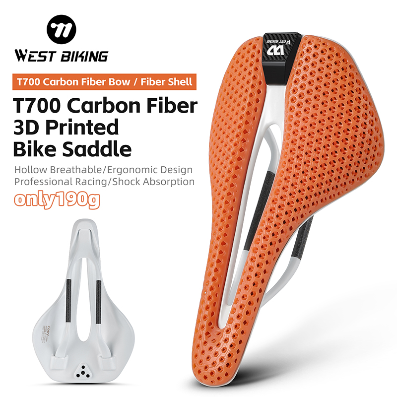 ttpro 3D　カーボンサドル　軽量　ロードバイク　 　3Dプリントサドル 西バイク用3Dプリントカーボンファイバー自転車サドル軽量快適で