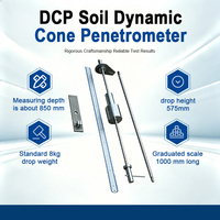 Pénétromètre dynamique portatif DCP, testeur de sol géotechnique, marteau de 8 kg, affichage numérique, appareil portable