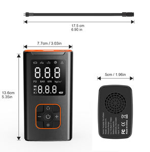 4000mah 150PSI Portable lumière LED arrêt automatique pompe à <span class=keywords><strong>compresseur</strong></span> <span class=keywords><strong>d</strong></span>'<span class=keywords><strong>air</strong></span> manomètre numérique gonfleur de pneu en plastique pour pneus de voiture - Product Image 3