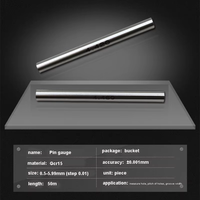 Jeu de jauges à goupilles en acier de précision, plage 1-10 mm, pas 0,01 mm, 901 pièces/ensemble, jauges de calibrage lisses pour l'inspection en menuiserie
