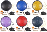 Factory Offer Manufacture OEM 14inch 15Note Steel Tongue Drum Handpan C Major CN GUA