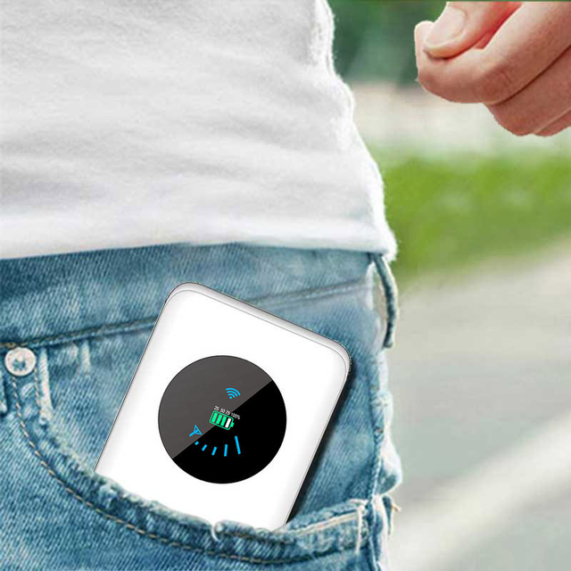 4G Wifi Router Wifi Modem Car Mobile Wifi Wireless 150Mbps 4G Hotspot Mifis 10000Mah Power Bank Support 10 Users Sim Card Slot