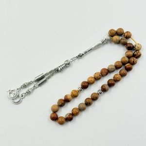ลูกปัดสวดมนต์มุสลิม8มม. 33แผนที่หินอิสลามลูกปัดสวดมนต์ภาษาอาหรับ - Product Image 3