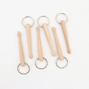 Precio al por mayor: Llavero colgante personalizado de madera de haya con <span class=keywords><strong>mini</strong></span> <span class=keywords><strong>baquetas</strong></span> para regalo musical - Product Image 6