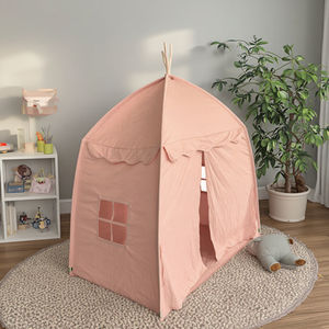 Princess Castle Pop up Play Tent para niños Juguete suave Material <span class=keywords><strong>de</strong></span> piel <span class=keywords><strong>de</strong></span> melocotón para niños y niñas - Product Image 6
