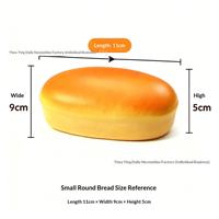 Jouet Squishy Kawaii en forme de pain grillé, à remontée lente, en mousse à mémoire de forme PU, anti-stress, cadeau mignon pour enfants et filles