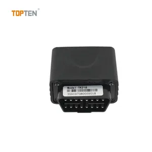 Plug and Play TK218 2G OBDII Tracking OBD Diagnostics Car OBD GPS Tracker Can Pick Up Vehicle VIN Number from Website Platform