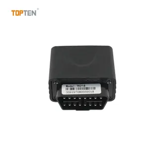 เสียบและเล่น TK218 2G OBDII ติดตาม OBD วินิจฉัยรถติดตาม GPS OBD สามารถรับหมายเลข VIN ยานพาหนะจากแพลตฟอร์มเว็บไซต์