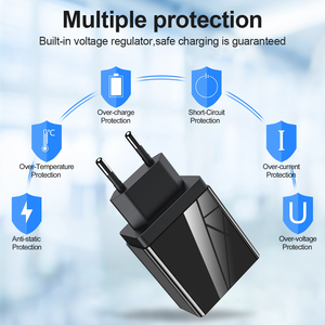 EONLINE Cargador <span class=keywords><strong>USB</strong></span> con Pantalla Digital 3.1A para iPhone 11 Adaptador de Carga Rápida de Pared Cargador de Teléfono Móvil para Samsung Xiaomi Huawei - Product Image 5