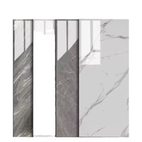 Revêtement de sol en plastique, alternative imperméable au marbre, feuilles de PVC, panneaux muraux intérieurs, utilisation pour salle de bain