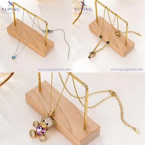 Collar de Cobre Bañado en Oro con Circonita Cúbica Sintética para Mujer, Tendencia de Moda y Éxito de Ventas de <span class=keywords><strong>CoCreate</strong></span> 2025 - Product Image 4